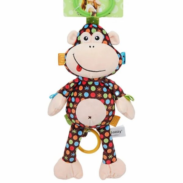 آویز موزیکال تخت کودک سوزی مدل WLTH18-676 طرح میمون