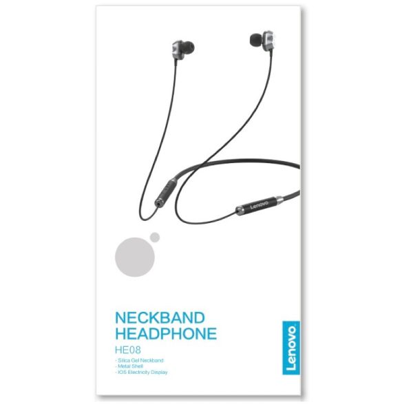 هندزفری بلوتوثی لنوو مدل ELH Wireless Neckband HE08