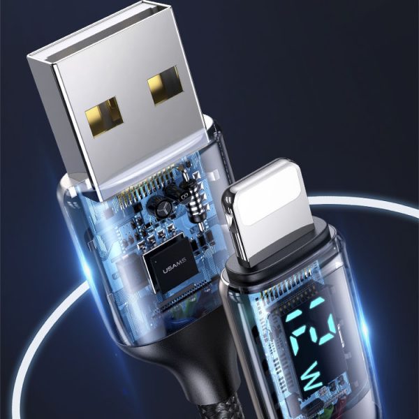 کابل تبدیل USB به لایتنینگ یوسمز مدل US-SJ543 U78 طول 1.2 متر