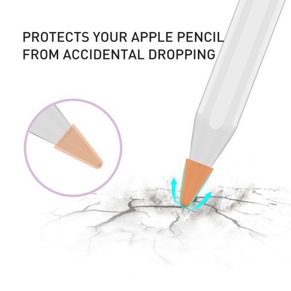 محافظ سری قلم لمسی آها استایل مدل PT107 مناسب برای قلم لمسی اپل سری یک / دو مجموعه 8 عددی