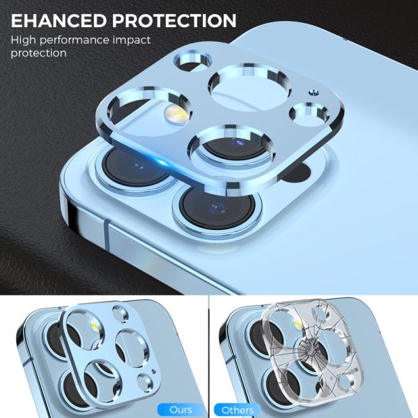 محافظ لنز دوربین آهااستایل مدل WG62-2 مناسب برای گوشی موبایل اپل iPhone 13 pro / 13 Pro max