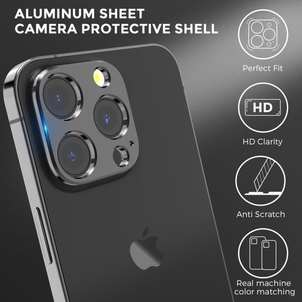 محافظ لنز دوربین آهااستایل مدل WG62-2 مناسب برای گوشی موبایل اپل iPhone 13 pro / 13 Pro max