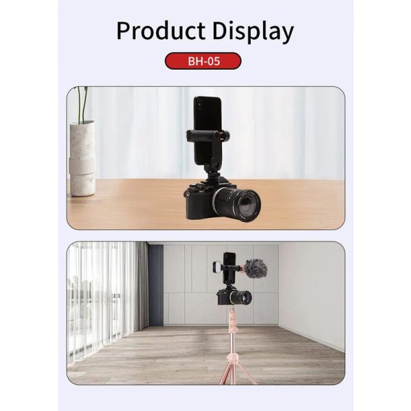 نگهدارنده دوربین جی ماری مدل BH-05 مناسب برای دوربین های DSLR - Image 11