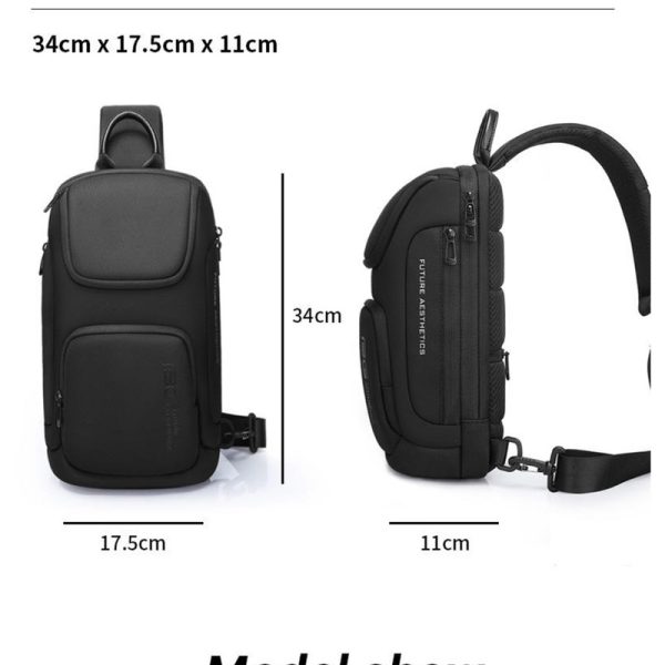 کیف کراس بادی مردانه بنج مدل BN-7565 - Image 11